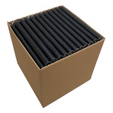 200 Unidades Velas Palito Preta 19 Cm Atacado