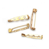 2000 Base Prateada Com Alfinete Para Broche - 30mm 