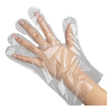 2000 Luvas Plasticas Descartaveis Transparentes Manicure