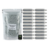 2000 Esferas De Aço 6mm Pistola Co2 Pressão Airgun Munição