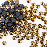 2000 Strass Hotfix Termocolante Dourado Artesanato 3mm