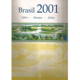 2001   Coleção Anual Selos Correios Brasil 2001 Frete Gratis