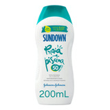 200ml Protetor Solar Sundown Fps50 Praia E Piscina