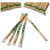 200pares Hashi Descartavel Sache Bambu Redondo Seki S/ Farpa