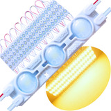 200pçs Módulo 3 led 7025 12v 1 7w Lente 160 Quente 3000k