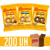 200un Biscoitos Amanteigados Bolacha Bauducco Em
