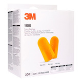 200un Protetor Auricular 3m Espuma Moldável Sem Cordão