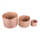 200unid Forma Papel Forneável Panetone 500g