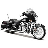 2015 Harley Davidson Street Glide Preto 1-12 Modelo Da Moto Por Maisto