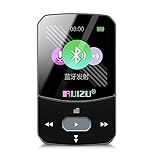2021 RUIZU X52 Sport Bluetooth MP3 Player Mini Clip Music Player Suporte Cartão TF Com Rádio FM Gravação E Book Vídeo Pedômetro 16 GB 