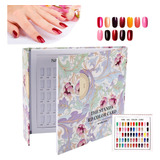 2024 1 Amostra De Livro Com 120 Designs De Cores De Unhas