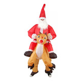 2024062003 Fantasia De Papai Noel Montando Um Cervo