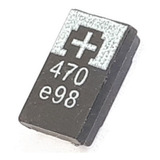 20pçs Capacitor De Tântalo Tantalo 470uf 2,5v Frete 8,00