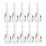 20pcs Claro Cristal Gota Lustre Pendurado Pingente Perfeito