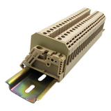 20un Conector Borne Sak C Trilho Din 2x Poste E Tampa