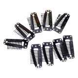 20x Black 10 Teeth Snaps, Pente, Pinças, Grampos De Cabelo