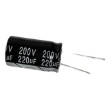 20x Capacitor Eletrolítico 220uf X 200v 105° 20 Peças