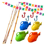 20x Kit Pescaria Festa Junina Peixinho 3d Quermesse São João