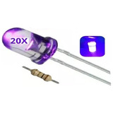 20x Led Legitimo Ultravioleta Uv Resistor