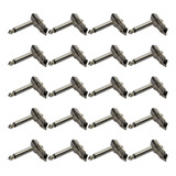 20x Plug P10 Mono Premium Profissional 90º Graus Cachimbo 
