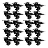 20x Rodizio 50mm Para Suporte De Cpu C/ Freio