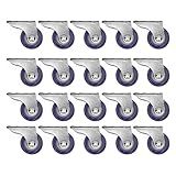 20x Rodizio Rodinhas Silicone Para Móveis Pesados Mini Rodizio 30mm Gel