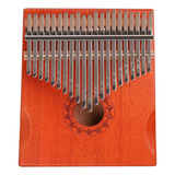 21 Teclas Portátil De Madeira Kalimba Polegar Piano Mbira Co