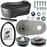 212cc Conversor De Torque Go Kart Embreagem 3-10-2 Cm 10T 40-41 Corrente Predador Conjunto De Substituição De Polia De Correia De Transmissão Para Manco Comet TAV2 Mini Bike -série 30-