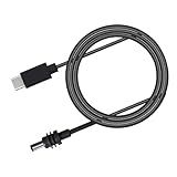 22-8 M 75FT USB C Para DC Cabo De Alimentação Robber Housing Condutor De Cobre 18AWG USB Type C Entrada Para Cabo De Carregamento