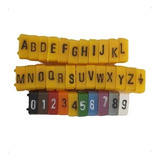 22 Kits C 50 Peças Identif cabos Anilha 4 6mm Cab 3 Pial