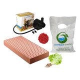 220v Kit 03 Espuma Fenólica Nutrientes Bomba Hidroponia