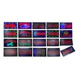 220volts Placa Painel Letreiro Led Luminoso Diversos Nomes