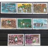 22396 Guinea Ecuatorial Napoleão Lote Com 8 Selos