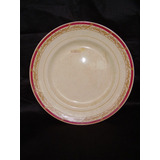 2334 Antigo Prato Decorativo Inglês Woods Ivory Porcelana
