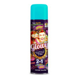24 Glowy/tinta/ Glitter Fluorescente Azul Claro 