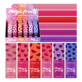 24 Lip Gloss Magic Fruits Cs3660 - Kit Pink21 Atacado Sj