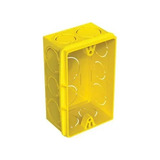 24 Pç Caixa Luz Embutir 4 X 2 Amarela Pvc Antichama Tigre