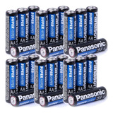 24 Pilhas Panasonic Aa Comum Cartelas Com 8 Pilhas Top