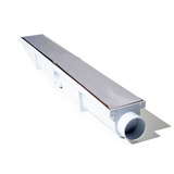 24 Ralo Linear Sifonado 6x50 Inox Polido Continuo Anti-odor 