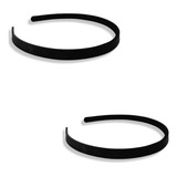24 Tiara Dentinho Pente Preta Arco Plástico Customizar 10mm