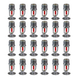 24 Un Sprinkler Spk Chuveiro Pendente 1/2'' Cromado 68ºc 