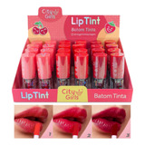 24 Batom Tinta Lip Tint Cg199 Kit City Girls Atacado Sj
