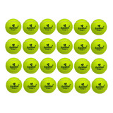 24 Bolas De Tênis Feltro Grosso Lã Natural Profissional nf
