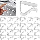 24 Clipes Transparentes Para Toalha De Mesa Clipes De Plástico Para Toalha De Mesa Grampos à Prova De Vento Suporte De Toalha De Mesa Para Natal Casa Festa De Casamento Acampamento Piquenique