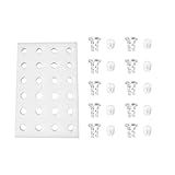 24 Esponja Hidropônica Com Efeito De Estufa Esponja De Espuma De Cultivo De Vegetais Kit Inicial Kit Iniciante Bandeja De Plantio Crescer Esponja Vegetal Branco Hidroponia