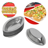 24 Forminhas Oval Barquete Confeitaria Alumínio Barco N 1