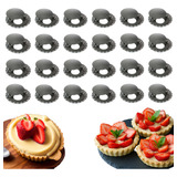 24 Forminhas Para Mini Torta C fundo Falso Removível Crespa