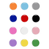 24 Imãs Coloridos P Geladeiras Murais E Quadros Magnéticos