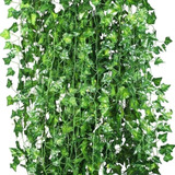 24 Metros Trepadeira Artificial Verde Hera Pacote Ramas