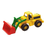 24 Mini Trator Pá Carregadeira 16cm Brinquedo Atacado Barato